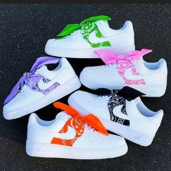 Custom Nike Air Force 1 Bandana - Picture 2 of 3